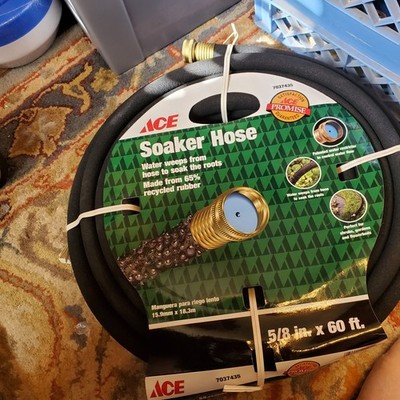 ACE Soaker Hose 7037435   5/8 in x 60 ft Garden Watering Hose