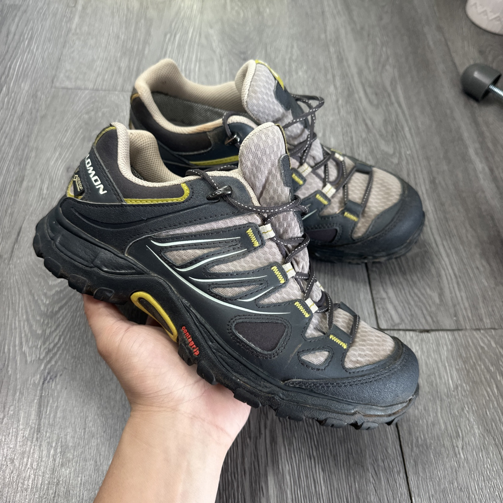 Scarpe da trail running Salomon Eclipse GTX da donna taglia 7 marrone