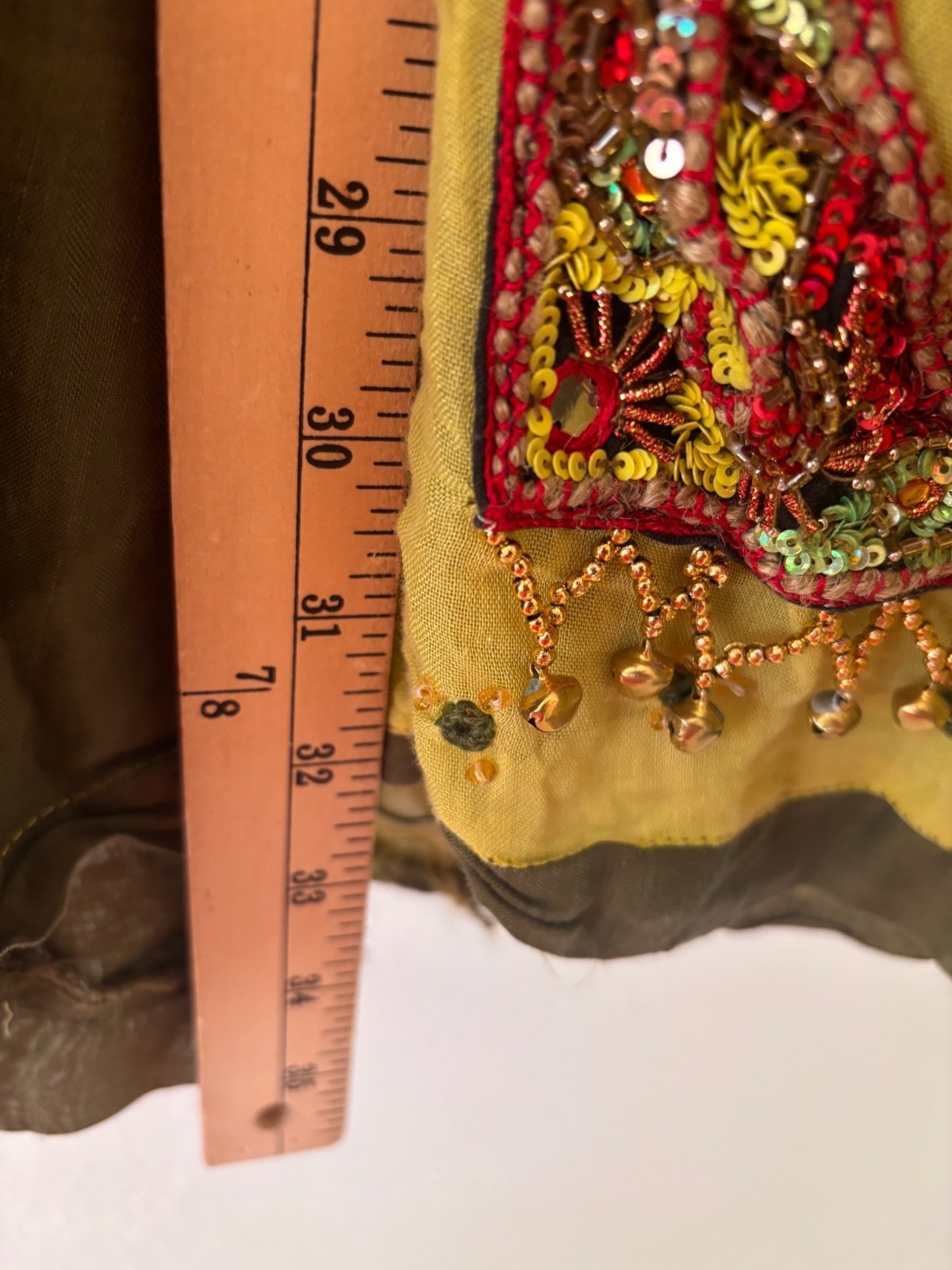 Handmade Boho Patchwork Maxi Skirt Embroidered & … - image 7