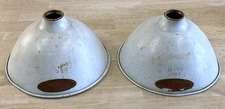 2 LIGHT SHADES Vintage SMITH-VICTOR Photography Industrial Metal Model AP-12A