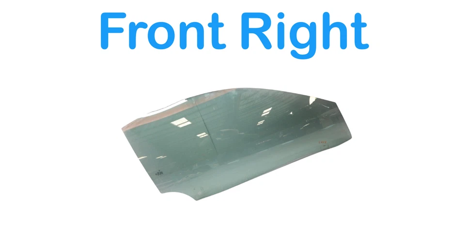 03-12 Mercedes R230 SL500 puerta delantera derecha ventana auto cristal 2307250210 OEM Foto 3 de 4