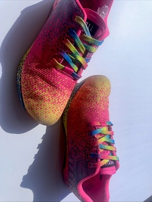 NOBULL Neon Hot Pink Mesh Running Shoes Mens 8.5 Womens 10 Ready to perform without a glitch. The Glitch Collection  main image 3