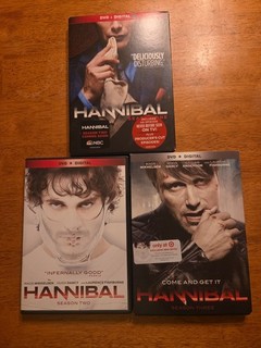 Hannibal Seasons 1 2 3 DVD Complete Series RARE OOP NO BOX