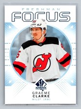 2024-25 SP Authentic Freshman Focus Blue FF-26 GRAEME CLARKE Rookie