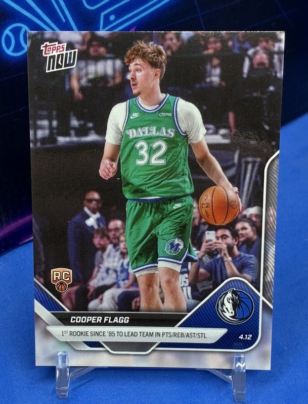2025-26 NBA Topps NOW - Cooper Flagg - #253 1st SINCE '85 RC IN HAND Mavericks 