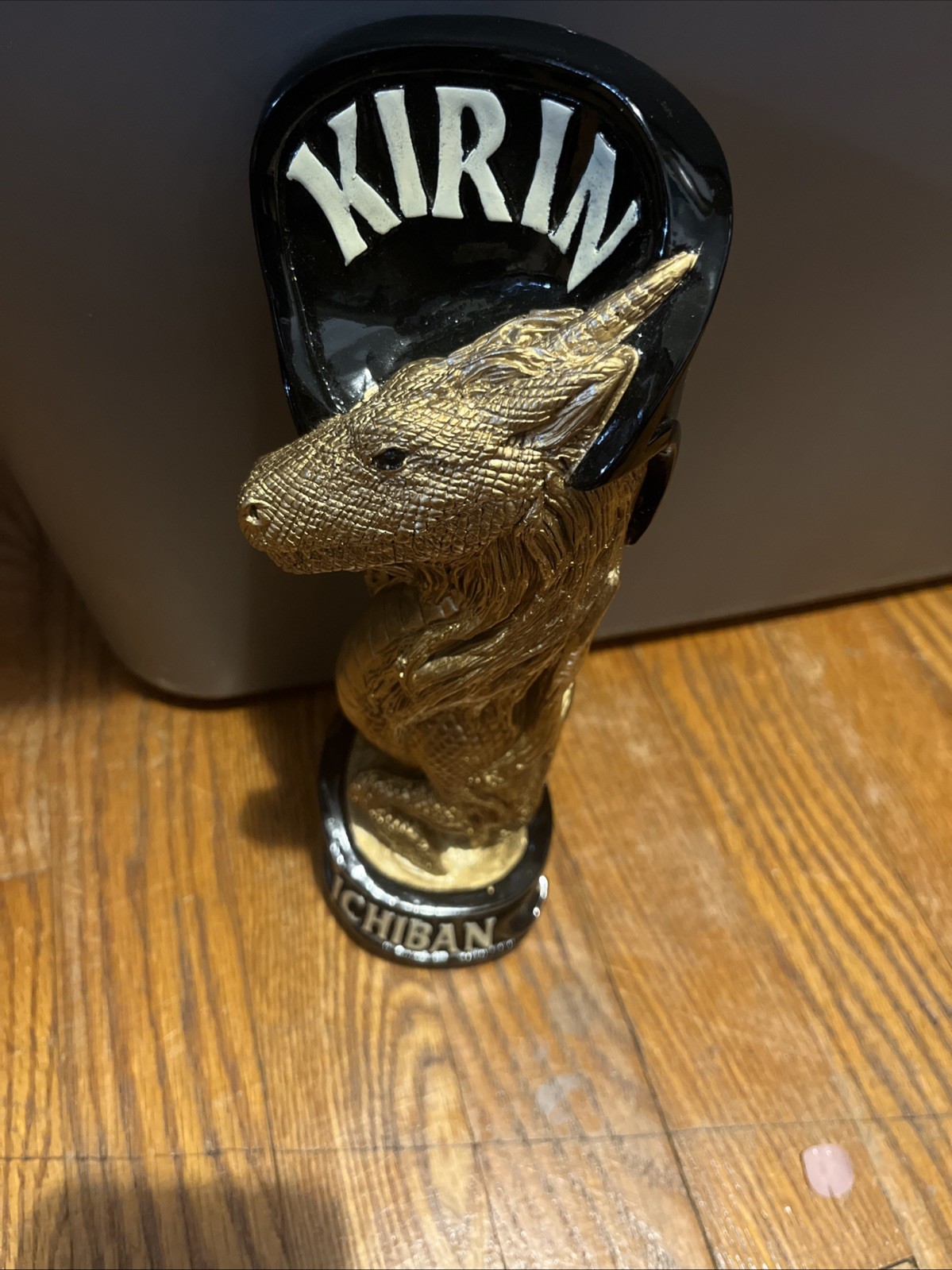 Kirin Ichiban Gold Dragon Unicorn 10" Draft Beer Tap Handle