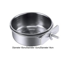 Bird Feeding Dish Cup Bird Feeding Cup Stainless Steel