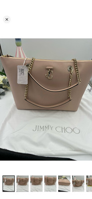 Jimmy Choo women's VARENNE large leather tote bag. NWT.