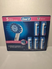 Oral-B Refill Brush Heads 5 Pack Sensitive Gum Care NEW/SEALED