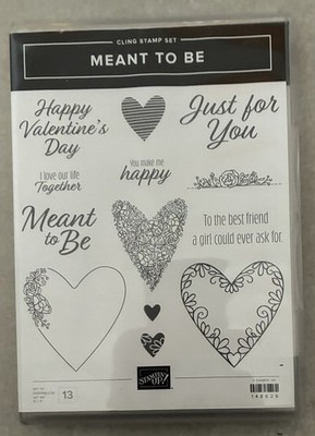 Stampin' Up! Meant To Be Cling Stempelset - 13 Stück - 148626 Retired