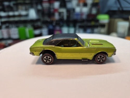Hot Wheels Redline Custom Camaro Antifreeze. Tabbed Base. Painted tail. US
