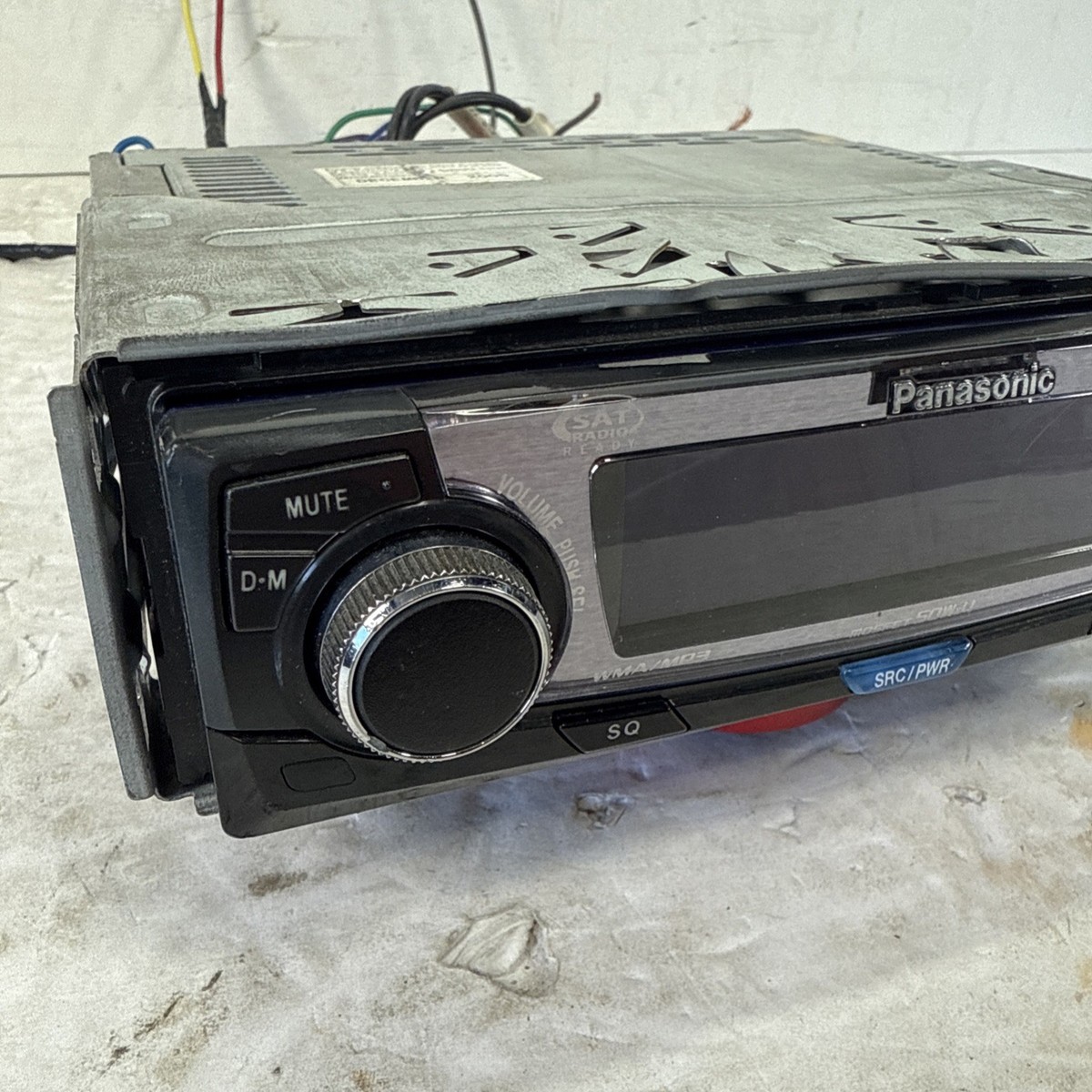 Panasonic CQ-C7103U CD Player Motorized Face Animations Graphics