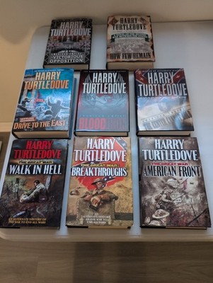 Vintage Lot Of 8 Harry Turtledove Hardcover Books.... All With DJs