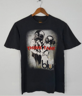 NEW Blur Band Think Tank Album Heavy Cotton Black All Size T Shirt UR817