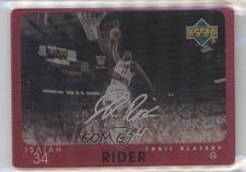 1997-98 Upper Deck Diamond Vision Signature Moves Isaiah Rider #S22 6e0