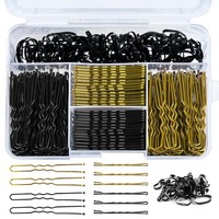300 StüCk Haarnadeln, Metall Wellenform Haarklammern, Bobby Pins,