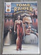 Top Cow TOMB RAIDER SCARFACE'S TREASURE #1, DYNAMIC FORCES  Cvr A Gold Foil
