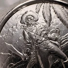 Privateer Series 2 oz Silver Ultra High Relief .999 Silver "The Captain" [LQ]