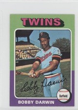 1975 Topps Mini Bobby Darwin #346 0o9