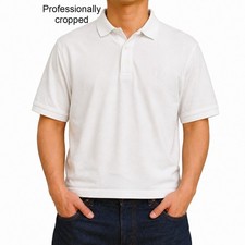 Burberry London England Mens White TB Monogram Polo Shirt XXL Made in Italy
