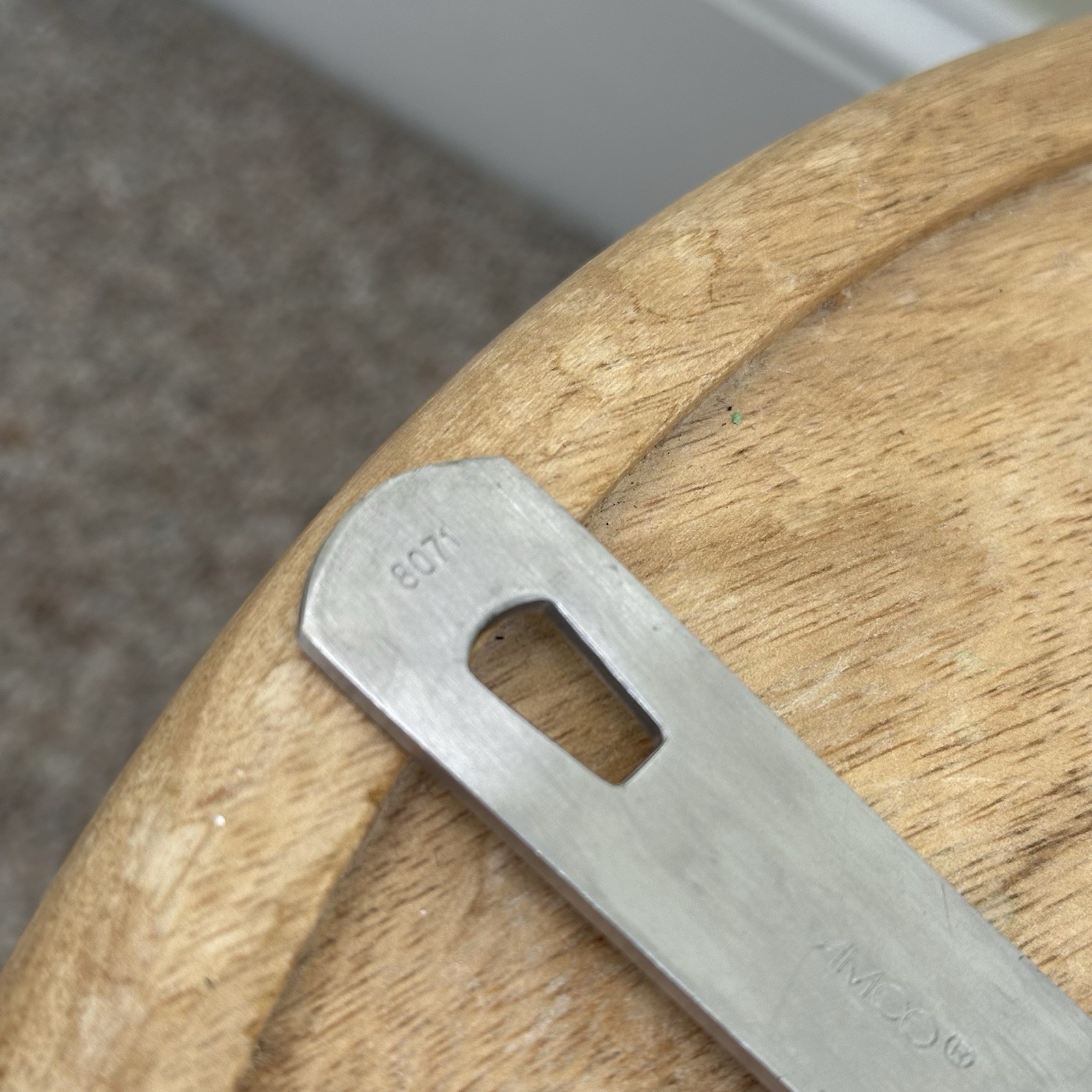 AMCO Houseworks Slotted Spatula Stainless Steel Nylon Handle 13" Rust Proof 8071