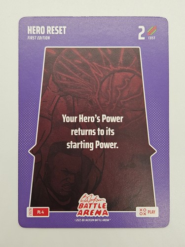 2026 Bo Jackson Battle Arena Hero Reset Play SSP PL-4