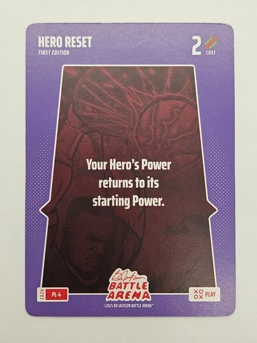 2026 Bo Jackson Battle Arena Hero Reset Play SSP PL-4