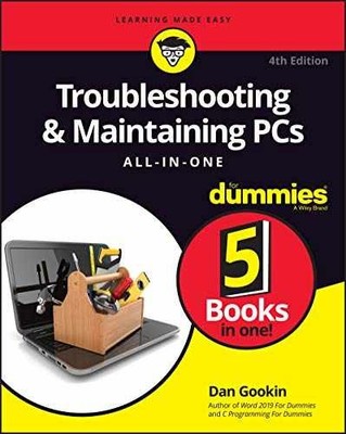 Troubleshooting & Maintaining PCs - Paperback, by Gookin Dan - Very Good