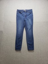 Lauren Conrad Women Jeans 10 Blue Denim Skinny Leg Stretch Mid Rise Casual Wear