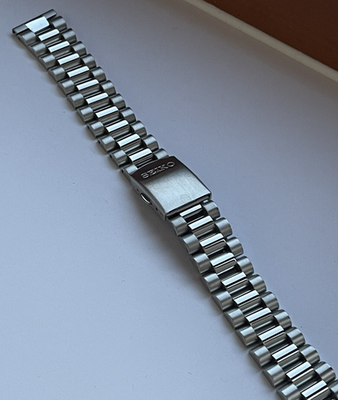 Seiko 19mm PRESIDENT Style Bracelet stainless steel watch strap | eBay