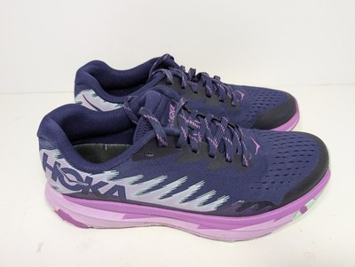 Hoka One One Torrent 3 Women 8.5B Purple Mesh Trail Running Chunky Sneaker