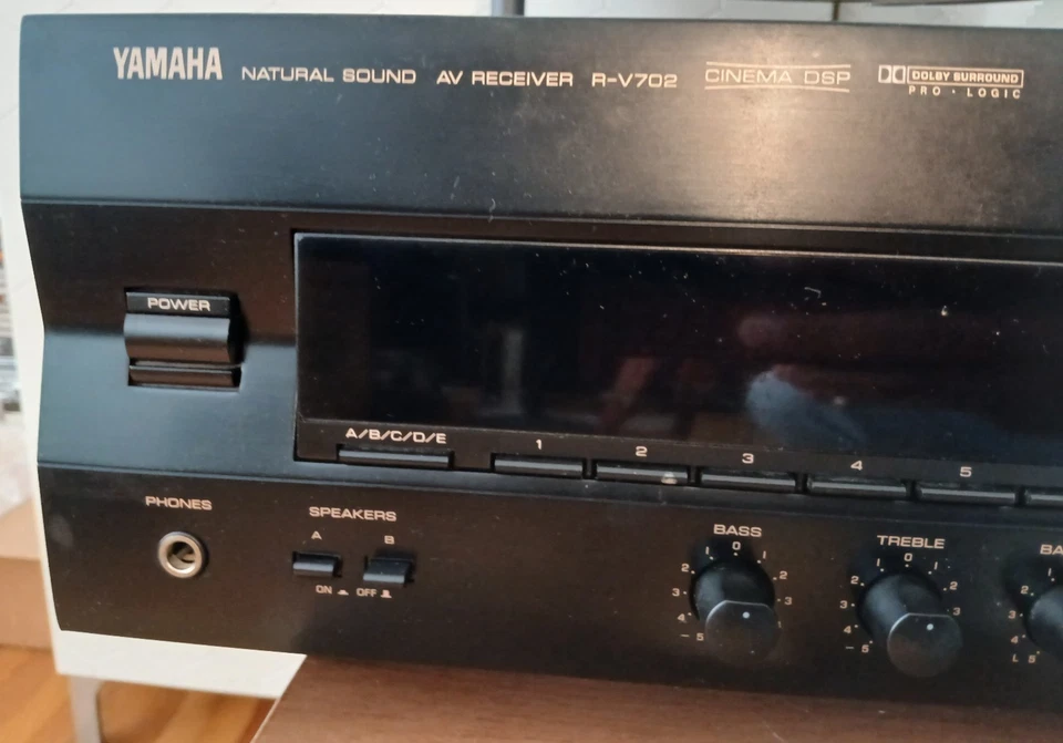 Yamaha R-V702 Natural Sound 5.1 AV Receiver Tested & Works See Video,Pic's,Read - Image 2 of 4