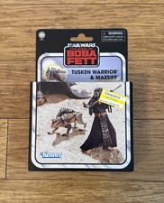 Star Wars Vintage Collection Tusken Warrior & Massiff Deluxe Set NEW TVC Figures