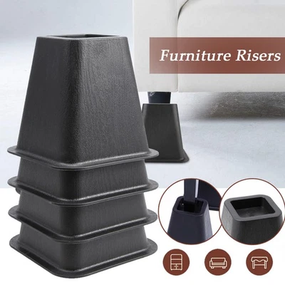 Furniture Risers Chair Risers Bed Risers Extra Raisers Stands Elephant Feet Lift