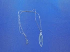 GRANDMA GRABE'S BEAUTIFUL VINTAGE 925 STERLING SILVER OVAL RINGS 3G NECKLACE