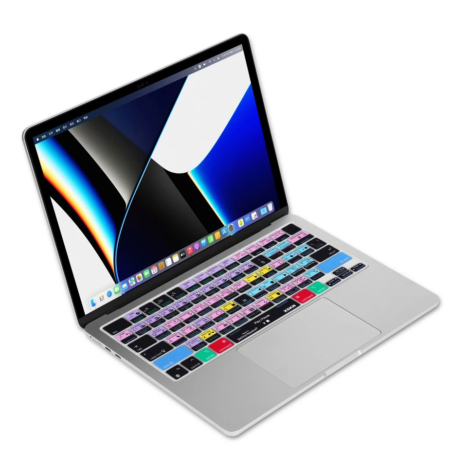 XSKN DaVinci Resolve Shortcuts Keyboard Cover for Macbook Air 13.6/15.3 M2 M3 M4 - Image 4 of 4