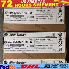 NEW AB 20-750-2263C-1R2T PowerFlex 750 24V Tran IO Option Module US Free Tax