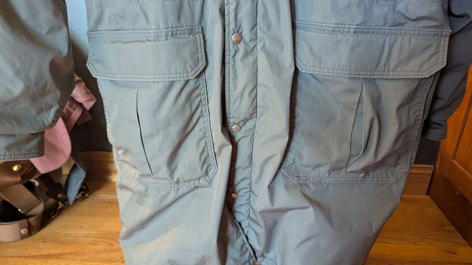 Vintage LL Bean Coat Mens Extra Large Wool Lined Parka Made USA Workcoat - Image 3 of 4