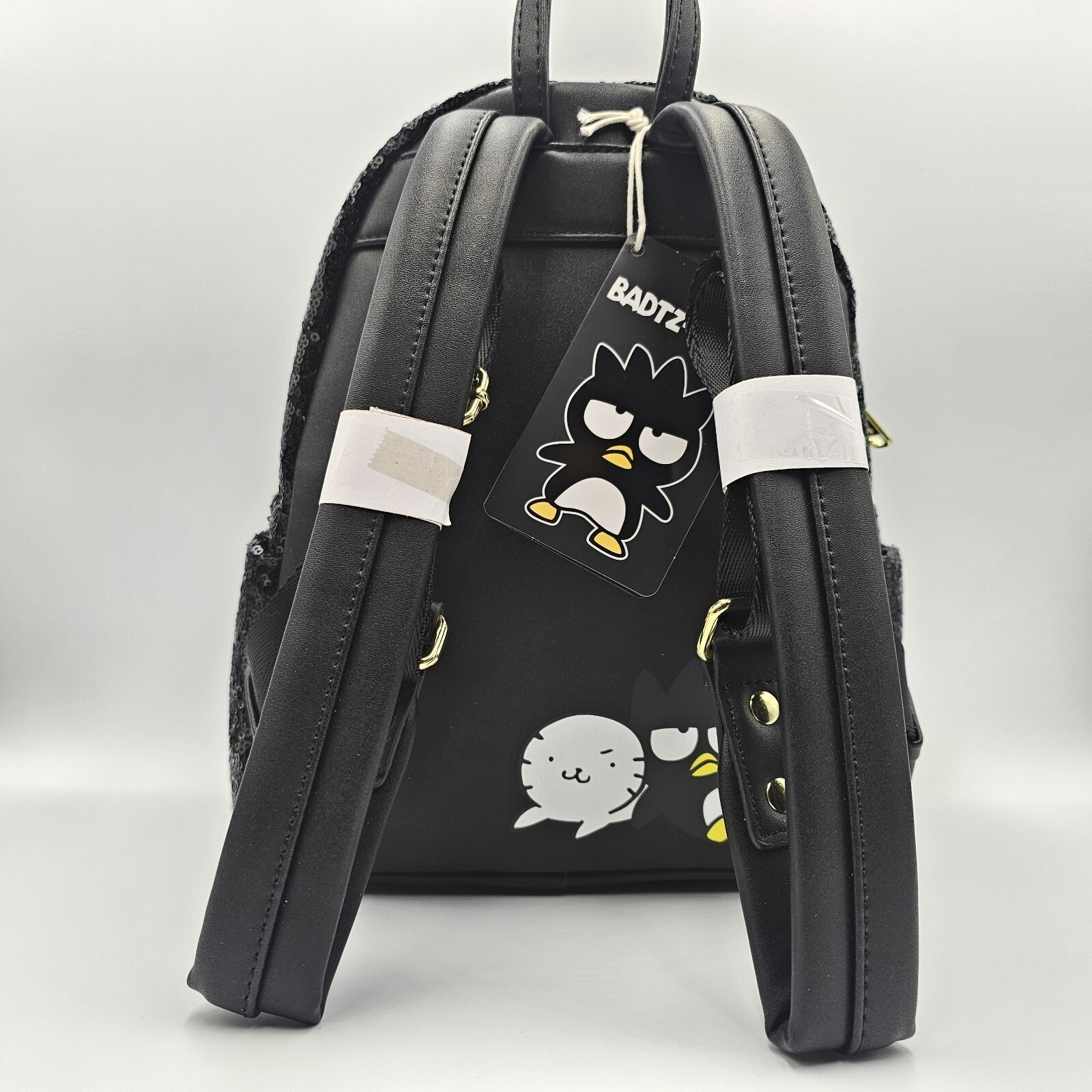 Loungefly Sanrio Hello Kitty and Friends Badtz Maru Sequins Mini Backpack New image 6
