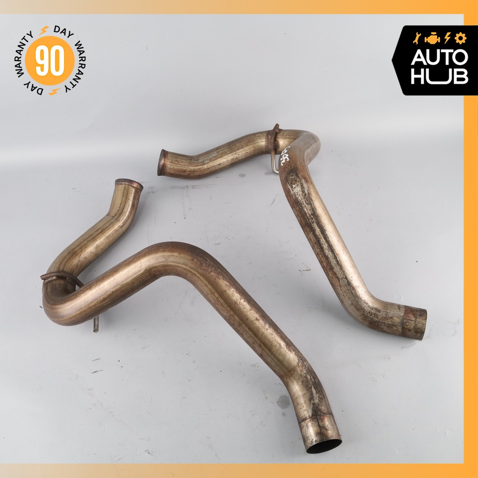 00-04 Aston Martin DB7 Vantage Exhaust Pipes Set 35121270AC OEM 38k