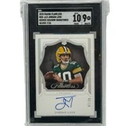 Jordan Love Flawless Rookie Shadow Signatures Silver /20 SGC 9/10 Auto