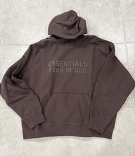 Fear of God Essentials Hoodie Plum M Medium NWT Brand New