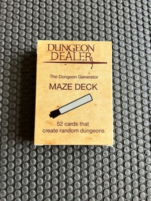 Dungeon Dealer The Dungeon Generator   MAZE DECK 52 Cards   Very Good