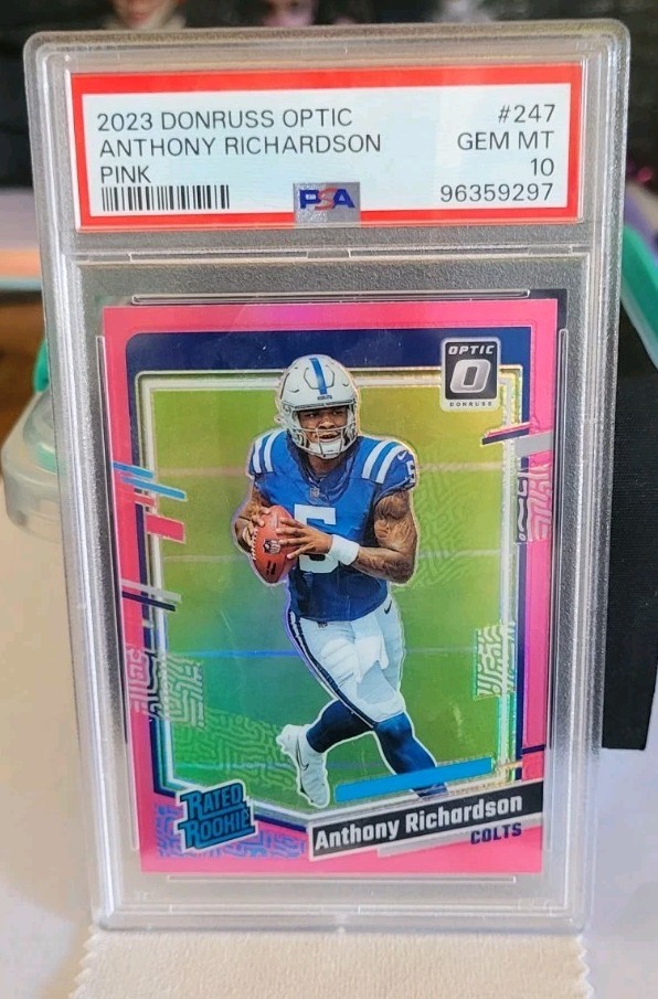 2023 Panini Donruss Optic ANTHONY RICHARDSON RATED ROOKIE PINK #247