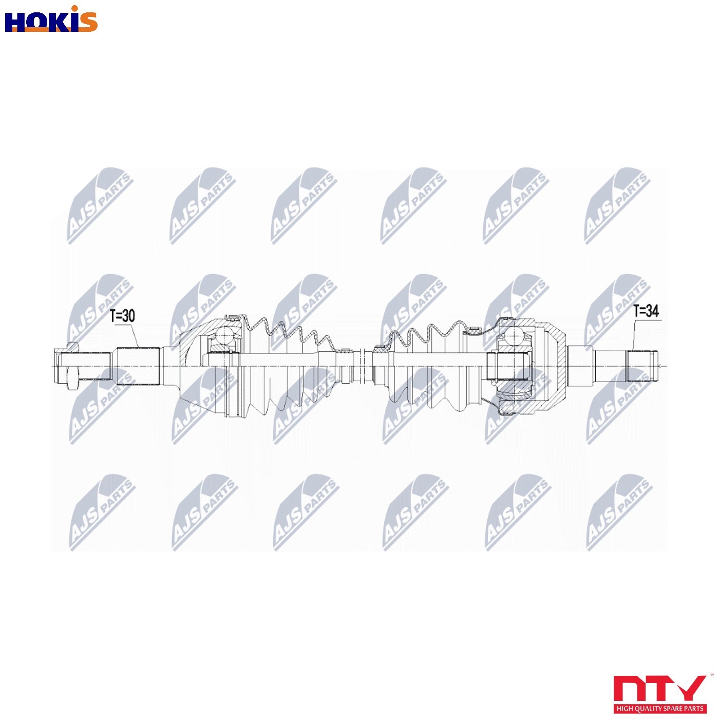 NTY NPW-PL-085 Drive Shaft for CHEVROLET,OPEL - Image 9
