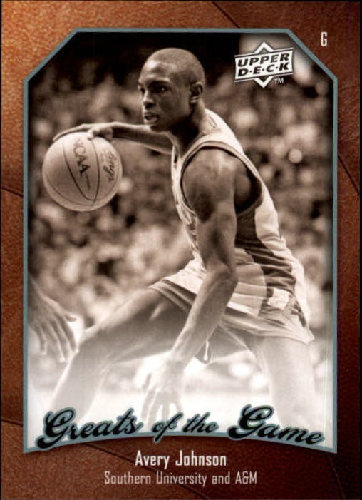2009-10 Greats of the Game #69 Avery Johnson - BSK