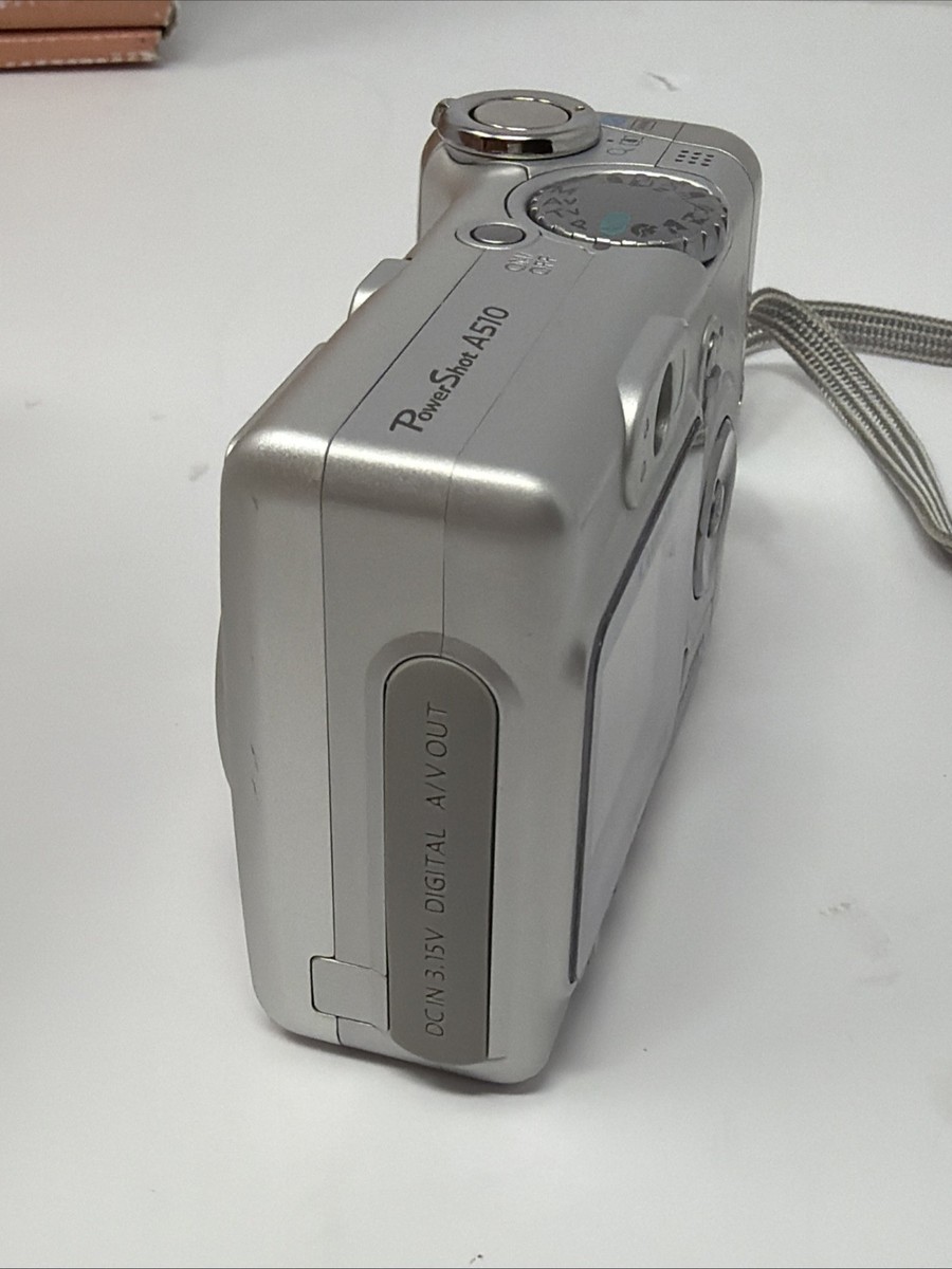 Canon PowerShot A510 3.2MP Digital Camera - Silver for sale online