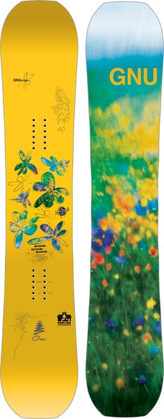 GNU Snowboard All Mountain Gloss C Snowboard 2026 Snow Board Winter Freeride Fre-image