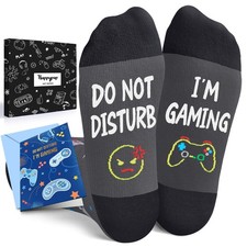 Gamer Gifts Teen Boys - Gaming Socks for Men, Video Game Stuffers for 13-18 Y...
