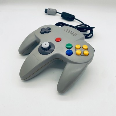 Nintendo 64 N64 Controller grau vergilbt Gamepad Drücker Zustand Stick: 8,5/10
